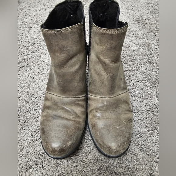 SOREL Joan of Arctic Wedge II Chelsea Boot, Size 10, Gray - Picture 6 of 8